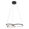 Černé závěsné LED svítidlo Formand 610mm 38W