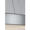 Stříbrné závěsné LED svítidlo Tesia 600mm 60W CCT s DO