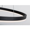 Černé závěsné LED svítidlo Isaure 600mm 35W CCT