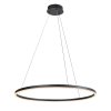 Černé závěsné LED svítidlo Isaure 800mm 45W CCT