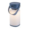 Modrá LED zahradní nabíjecí lampa Funes 3W