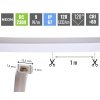 LED pásek NEON 9W/m 230V s krytím IP67 Teplá bílá