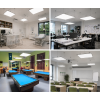 Bílý závěsný LED panel 600 x 600mm 40W Economy