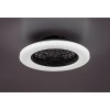 Černé stropní LED svítidlo s ventilátorem Dalfon2 485mm 48W CCT s DO