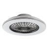 Černé stropní LED svítidlo s ventilátorem Dalfon2 485mm 48W CCT s DO