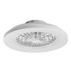 Bílé stropní LED svítidlo s ventilátorem Dalfon2 485mm 48W CCT s DO