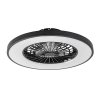 Černé stropní LED svítidlo s ventilátorem Dalfon2 540mm 72W CCT s DO