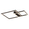 Černé stropní LED svítidlo Heleth 330x480mm 24W