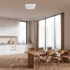 Bílé stropní LED svítidlo Alenzo hranaté 290x290mm 24W IP44 CCT