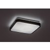 Černé stropní LED svítidlo Alenzo hranaté 290x290mm 24W IP44 CCT