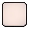 Černé stropní LED svítidlo Alenzo hranaté 290x290mm 24W IP44 CCT