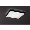 Černé stropní LED svítidlo Alenzo hranaté 420x420mm 36W IP44 CCT