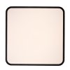 Černé stropní LED svítidlo Alenzo hranaté 420x420mm 36W IP44 CCT