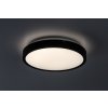 Černé stropní LED svítidlo Alenzo kulaté 255mm 12W IP44 CCT