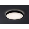 Černé stropní LED svítidlo Alenzo kulaté 355mm 24W IP44 CCT
