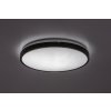 Černé stropní LED svítidlo Alenzo kulaté 420mm 36W IP44 CCT