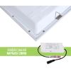 Bílý podhledový LED panel 62 x 62cm 16-35W Premium