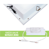 Bílý podhledový LED panel 30 x 120cm 16-35W UGR CRI Projekt
