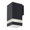 Antracitové fasádní LED svítidlo Urfa Line 9W IP65 CCT