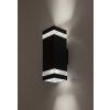 Antracitové fasádní LED svítidlo Urfa Line 16W IP65 CCT