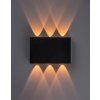Černé fasádní LED svítidlo Portel 5W IP65 CCT