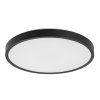 Černé stropní LED svítidlo Alenzo kulaté 355mm 24W IP44 CCT s DO