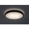 Černé stropní LED svítidlo Alenzo kulaté 355mm 24W IP44 CCT s DO