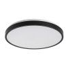 Černé stropní LED svítidlo Alenzo kulaté 420mm 36W IP44 CCT s DO