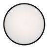 Černé stropní LED svítidlo Alenzo kulaté 420mm 36W IP44 CCT s DO