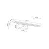 18205 GALLERY LED WHITE 12W R