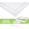 Bílý přisazený LED panel s rámečkem 30 x 120cm 16-35W UGR CRI Projekt