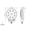 65460 8 led pracovni svetlo 24w 10 30v