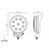 65490 8 led pracovni svetlo 27w 10 30v