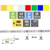 LED pásek 4,8W/m 12V bez krytí IP20