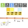 COB LED pásek 10W/m 24V bez krytí IP20