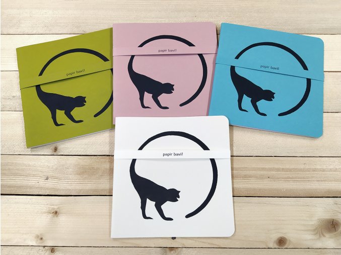 ART čtvercový sešit - Petr Nikl - Jino taje opic - O - 20x20 cm