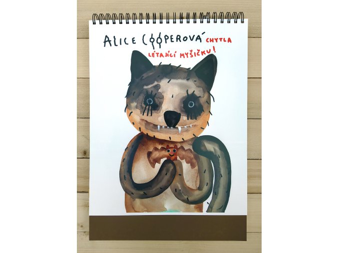Akvarelový skicák - Ruda Brančovský - Alice Cooperová - formát A3
