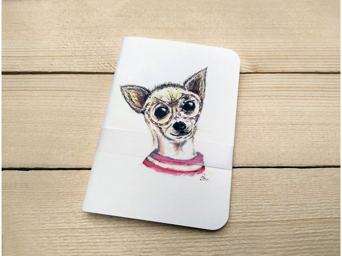 Ručně vyrobený ART sešit Slávka Gorcová - A6 - Krysařík Damián