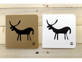 Sešit 14,5x14,5 cm - Lhotský ART - jelen