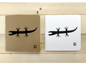 Sešit 14,5x14,5 cm - Lhotský ART - ještěrka