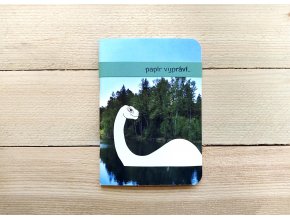 A6 sešit - Land Art Veronika Červená - brontosaurus
