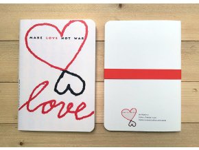 Sešit A5 - ART Jan Rajlich ml. - Plakáty - Love