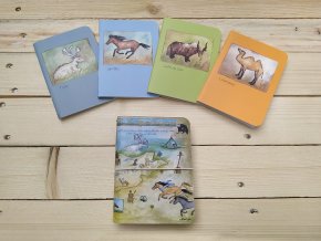 Ručně vázaný ART kreativní deník NOMÁDI - Martina Skala - A6