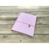 Kreativní deník ruční papír, barevný vzor obláčková růžová
