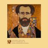 Ručně vázaný čtvercový ART deník - Tomáš Řemínek - Srdce III. - zadní strana sešitu