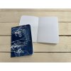 Ručně vyrobený ART sešit Kamila Havlíková - "Koprový" Kyanotyp