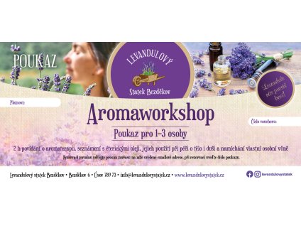 darkovy poukaz aromaworkshop