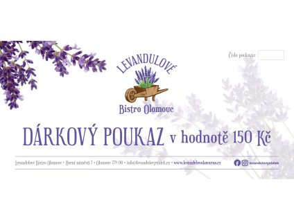 darkovy poukaz olomouc 150