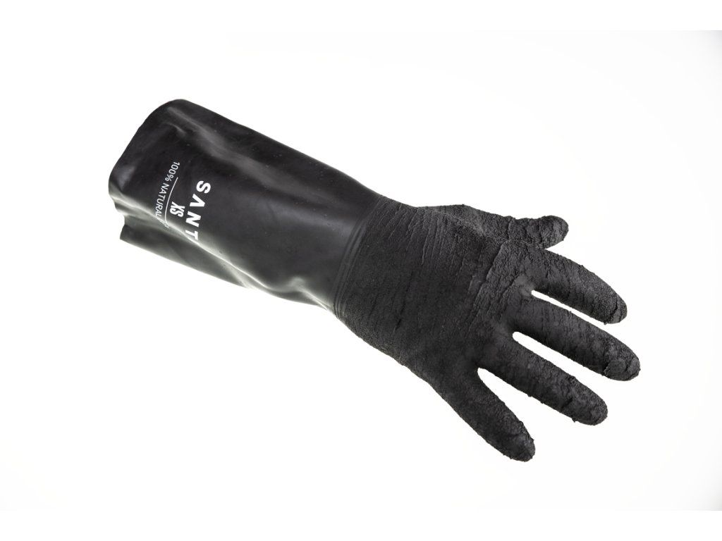 Santi Exkluzívne suché rukavice (čierne)