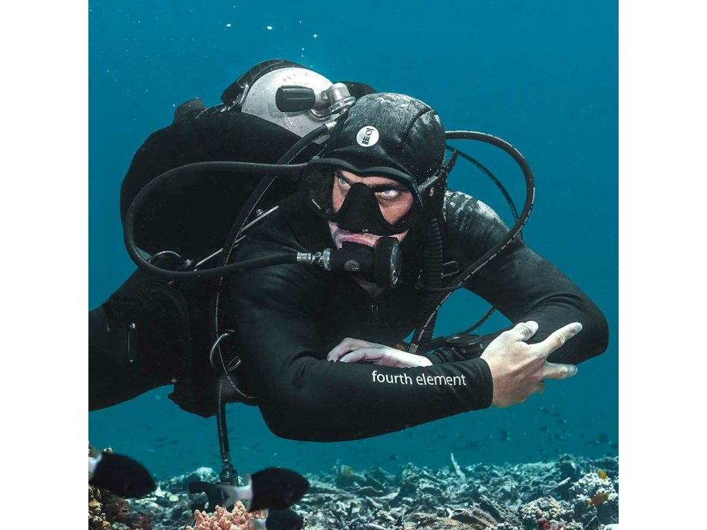 Detail štruktúry laminovanej tkaniny Thermocline zabezpečujúcej ochranu proti vetru (windproof) a hydrofóbne vlastnosti povrchu.